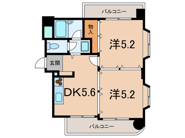 リヴェ－ル本山の物件間取画像